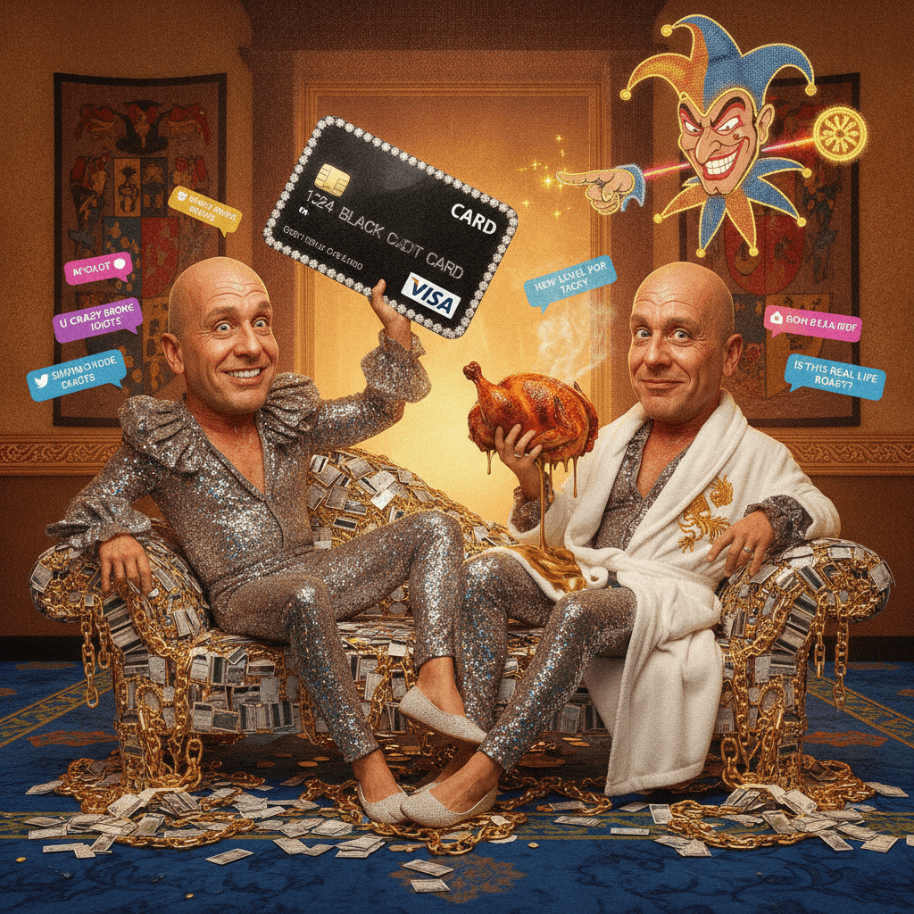Right Said Fred's fever dream got a Visa Black and a room at the Excalibur
