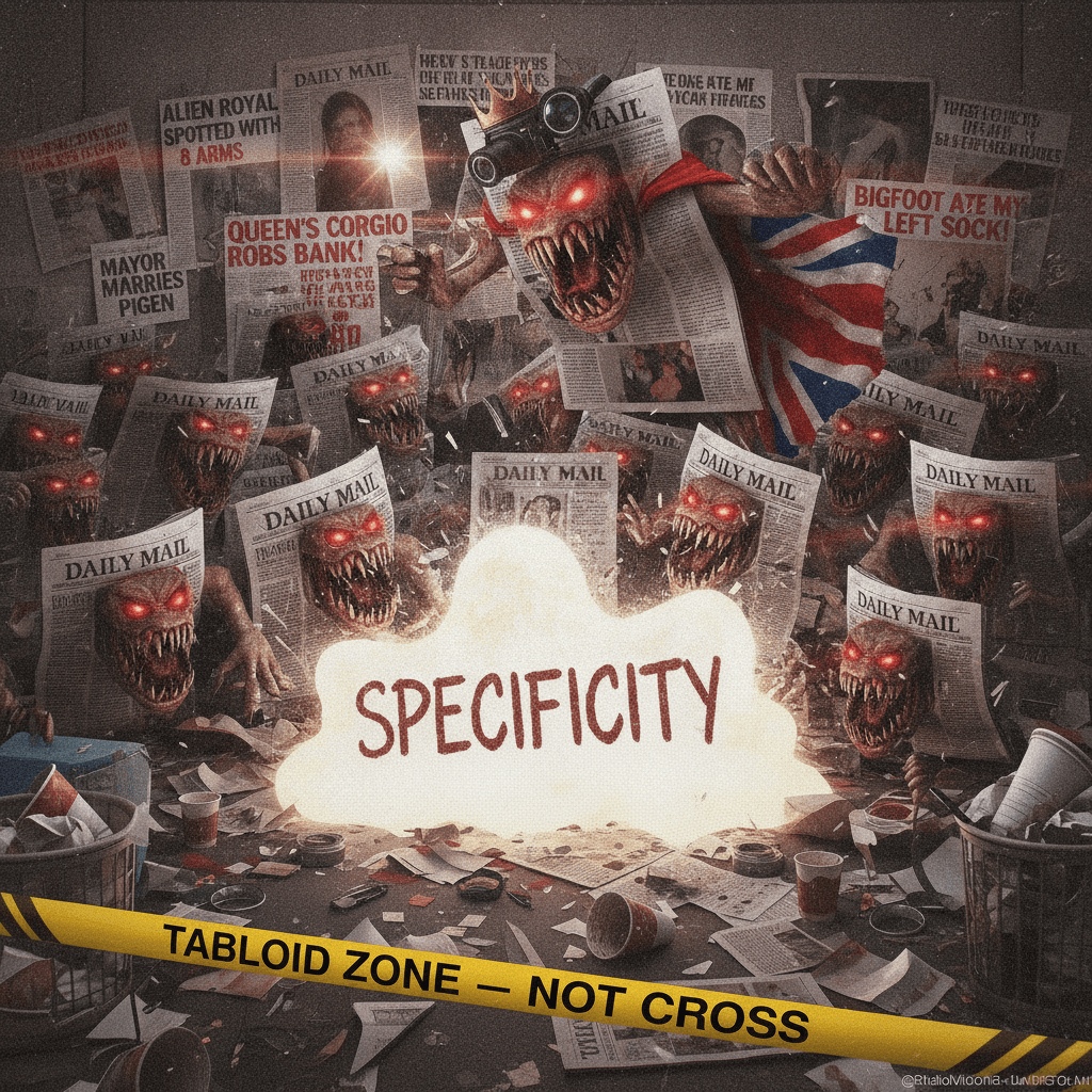Daily Mail discovers the concept of 'specificity' and goes absolutely feral