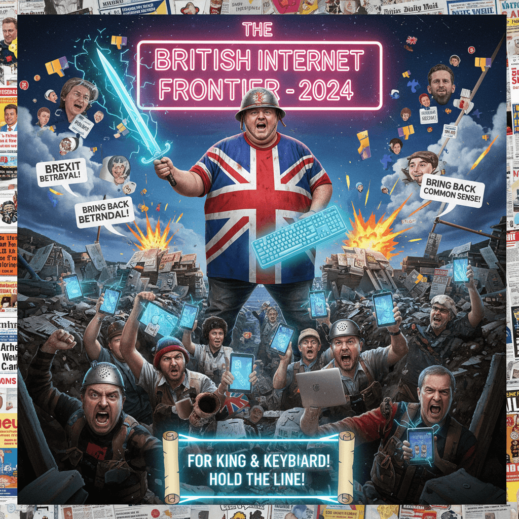 brave soldier rallies troops in daily mail comment trenches, 2024