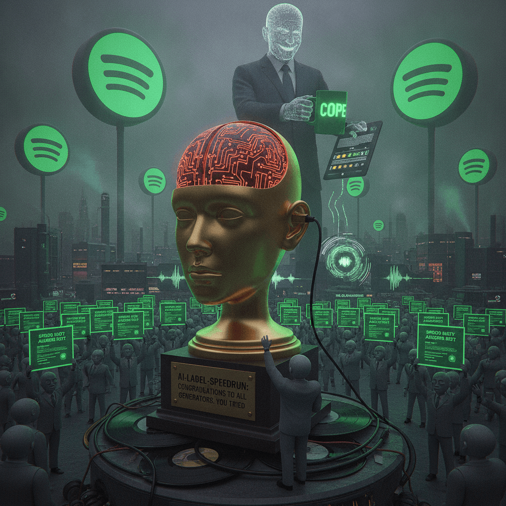 Spotify's participation trophy for soulless audio generation