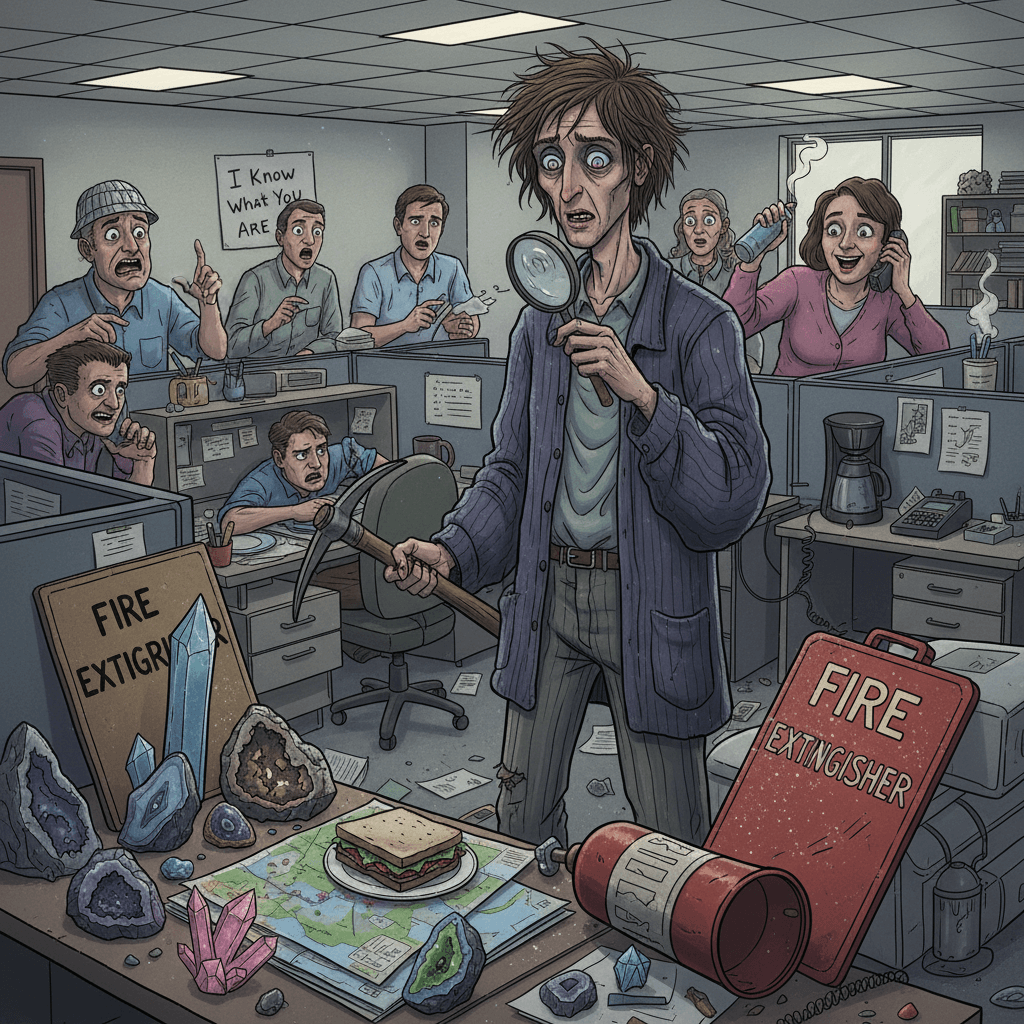 new hire either neurodivergent or secretly a cryptid, unclear which