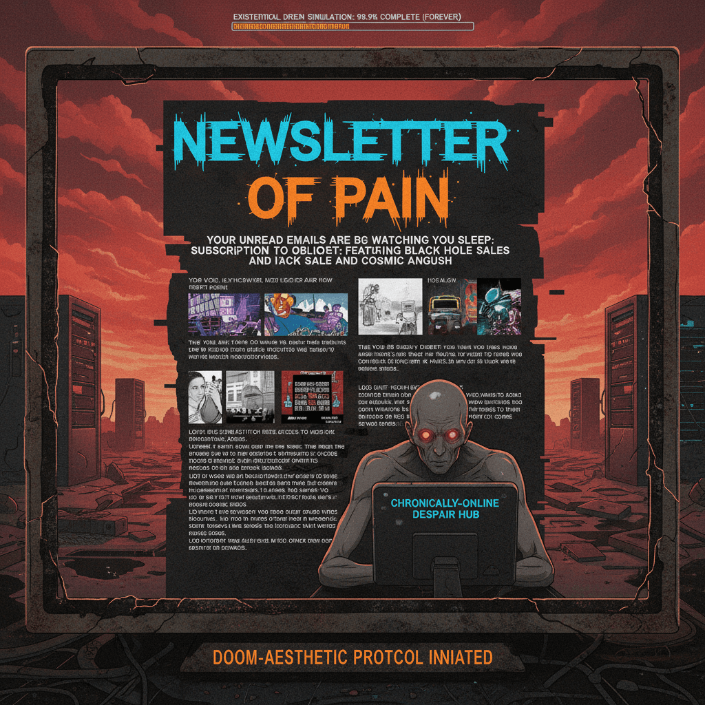 newsletter but make it existential dread simulator