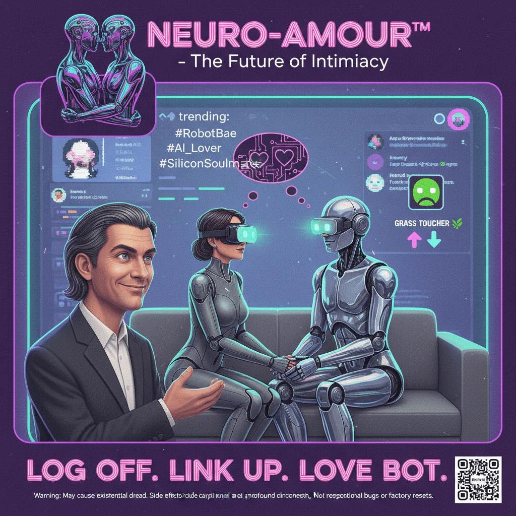 humans touching robots = new sexuality, apparently. touch grass instead