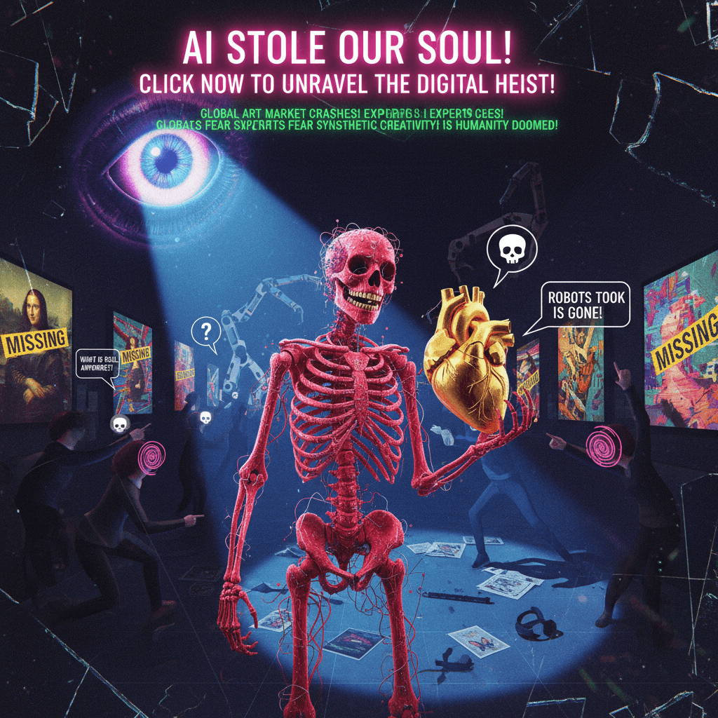 skeleton caught in AI's spotlight: the world's most dramatic art robbery