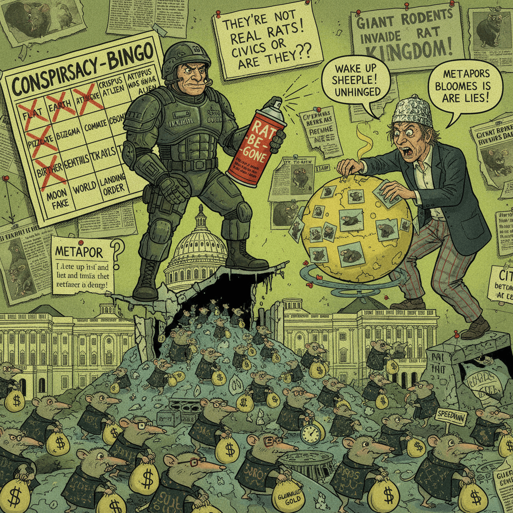 Deploy the National Guard, the rats are coming (they're metaphorical)