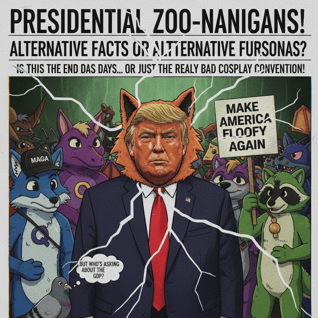 Trump hosts furries, reality implodes, nobody's asking the right questions