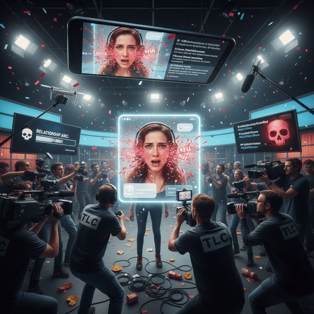 woman gets verbally abused by chatbot, tlc films it