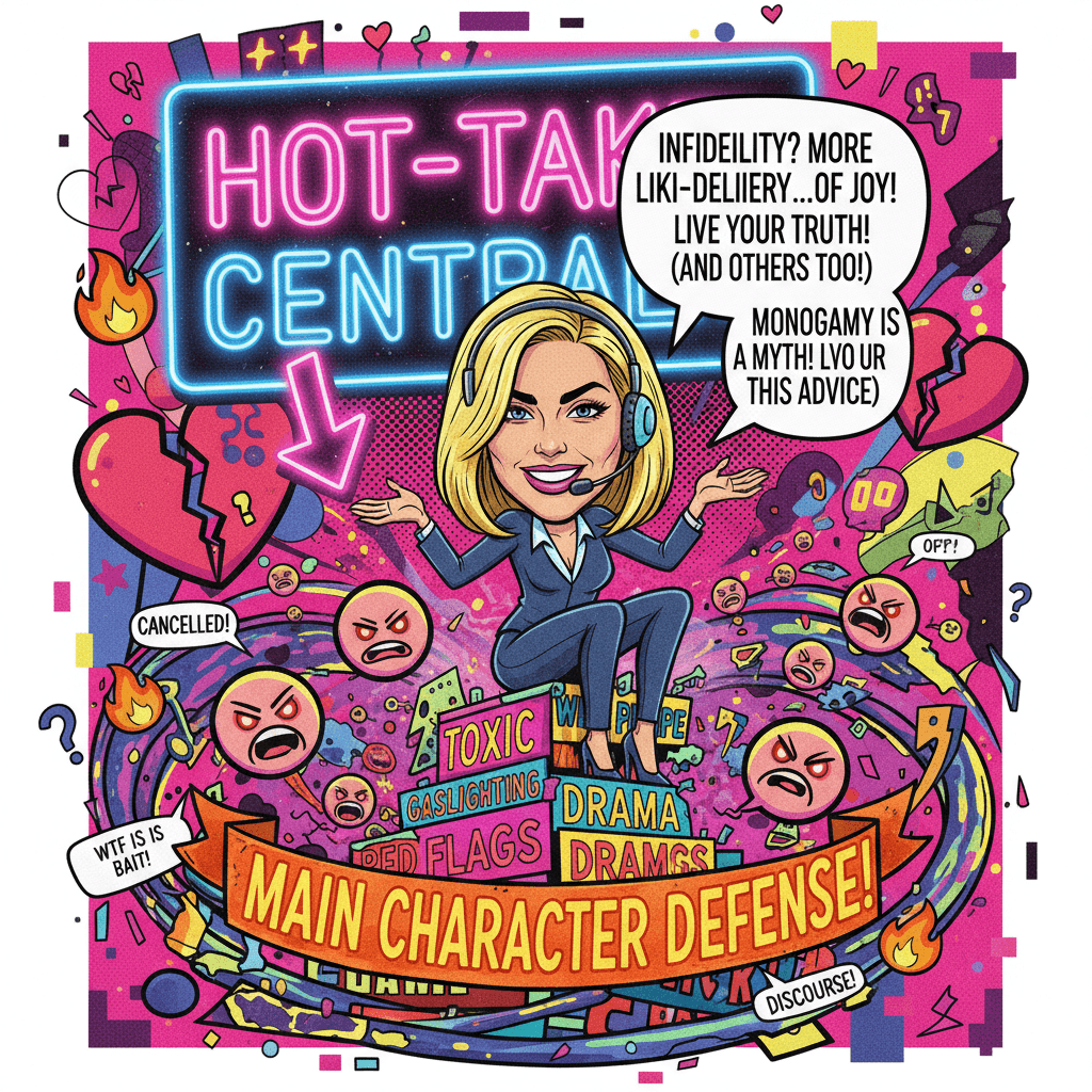 Relationship coach really said 'actually cheating is fine actually'