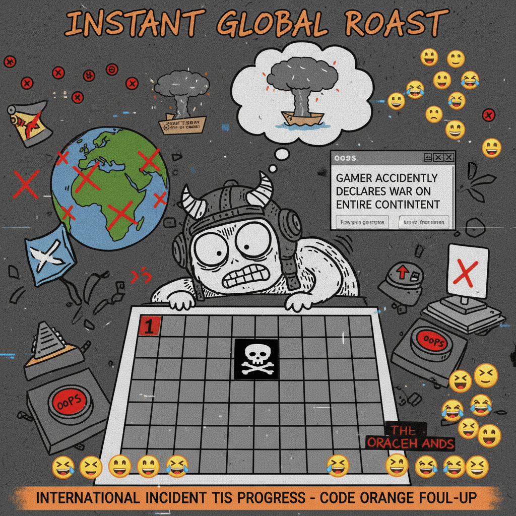 Hornuz speedrun: lose immediately, get international incident