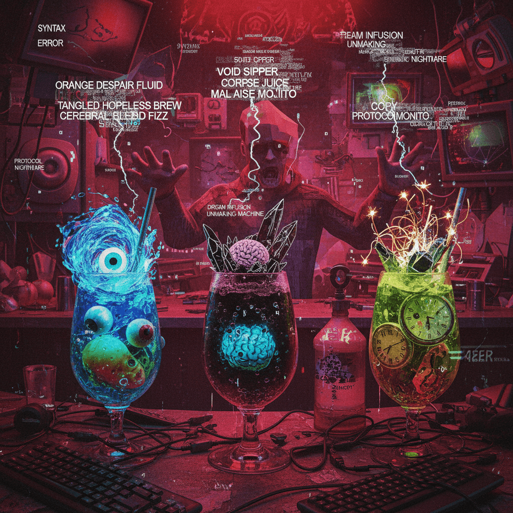 someone made up drinks and called them nightmares, no i won't elaborate