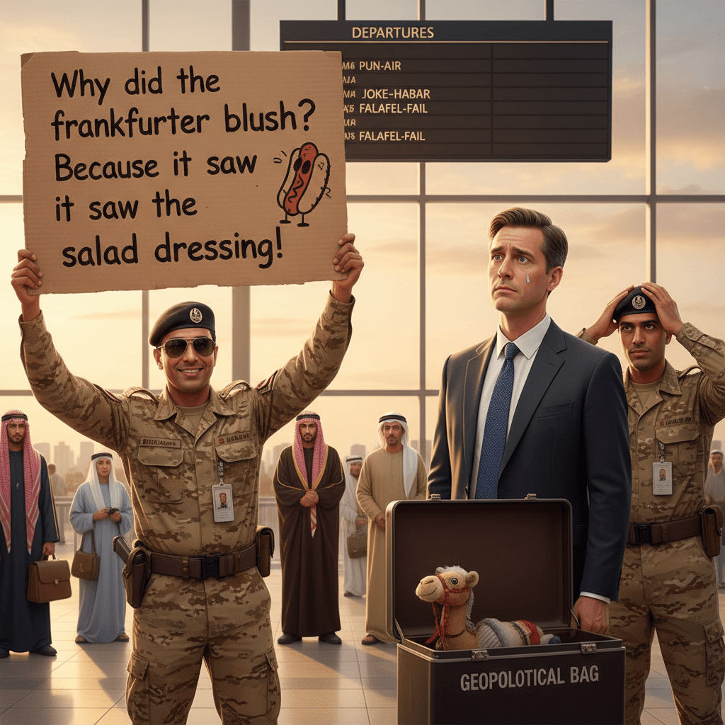 Bahrain security officer delivers worst airport pun ever conceived by man