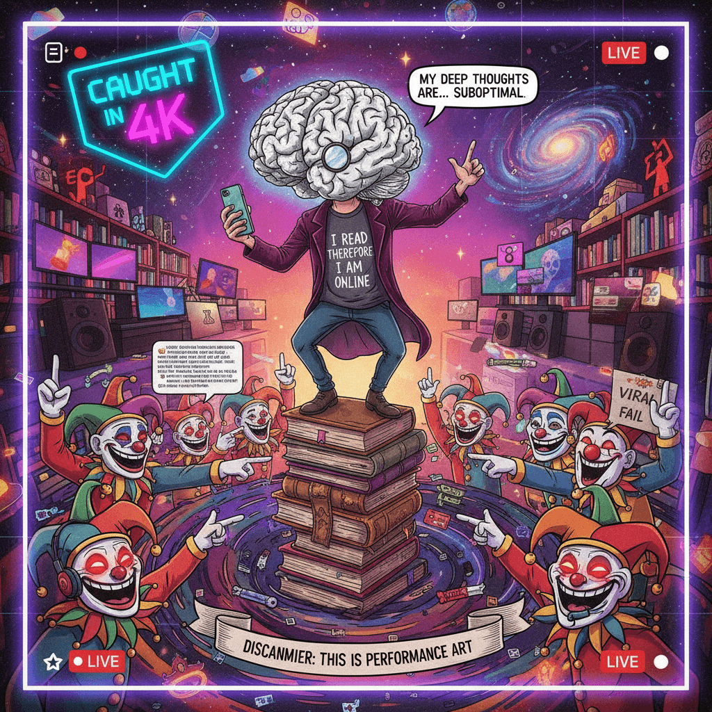 fake intellectualism gets immediately clowned in real time