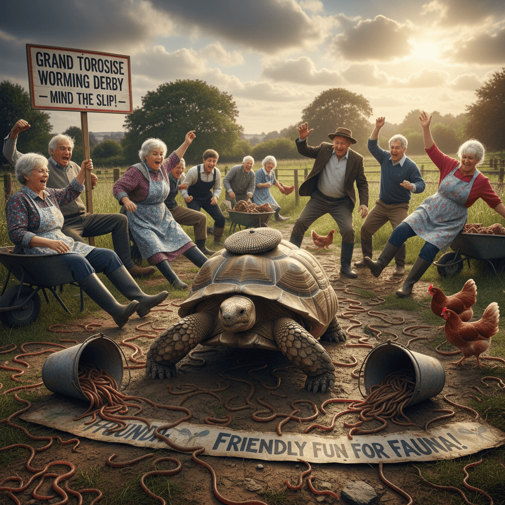 Tortoise worming event sounds way worse than it actually is