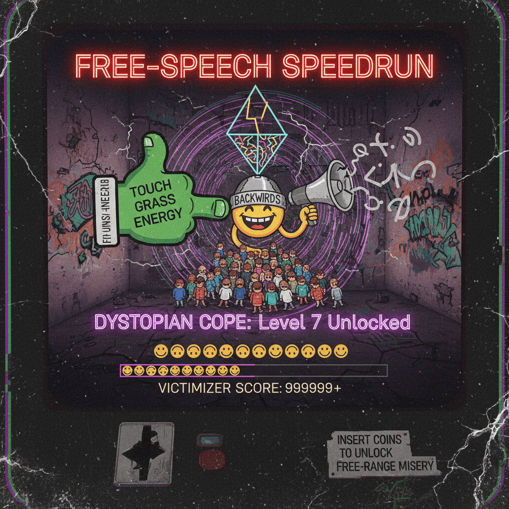 free speech means freedom to victimize children, apparently