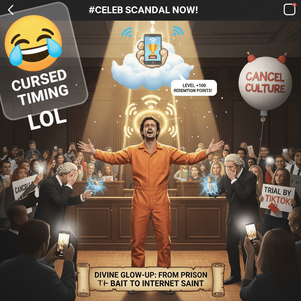 Nothing says 'character development' like divine intervention mid-trial