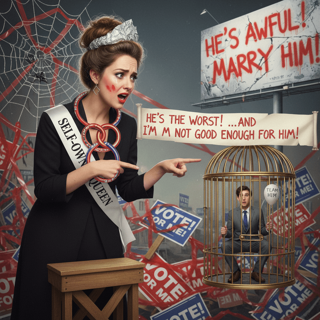 She doesn't deserve him (but she's saying it earnestly)