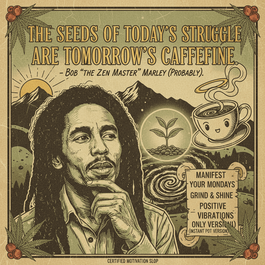 Bob Marley never said this but it sounds edgy so we'll pretend