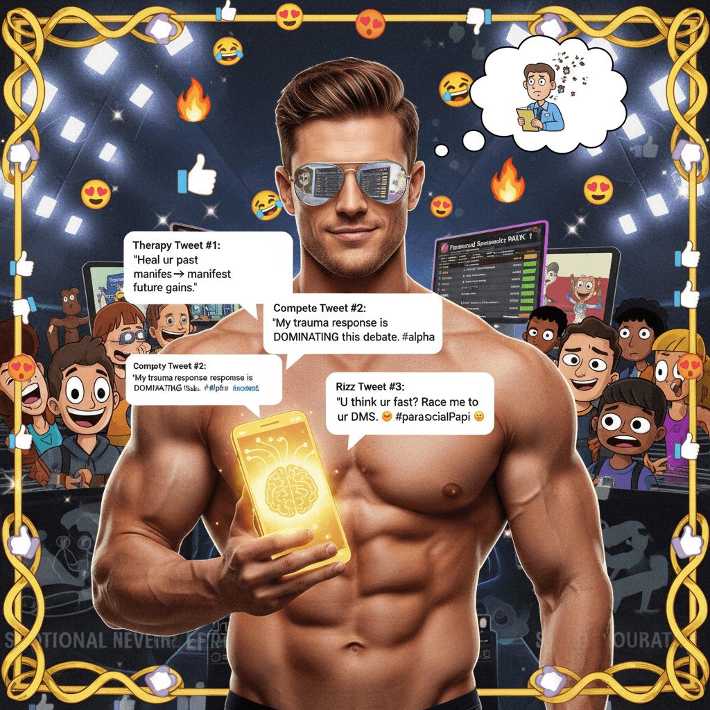 Bro speedran from therapist to competition in 3 tweets