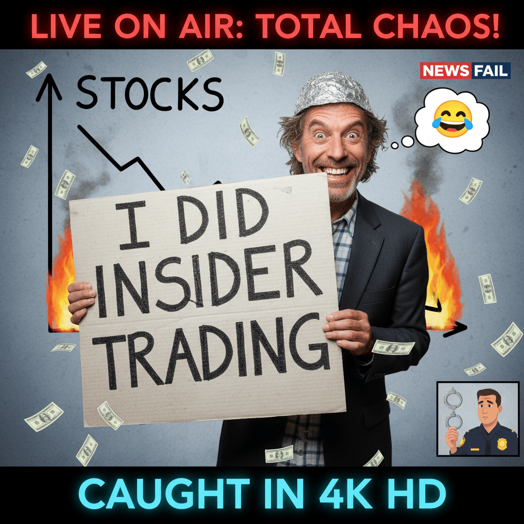 Rep admits to stock fraud live on air, thinks it's hilarious