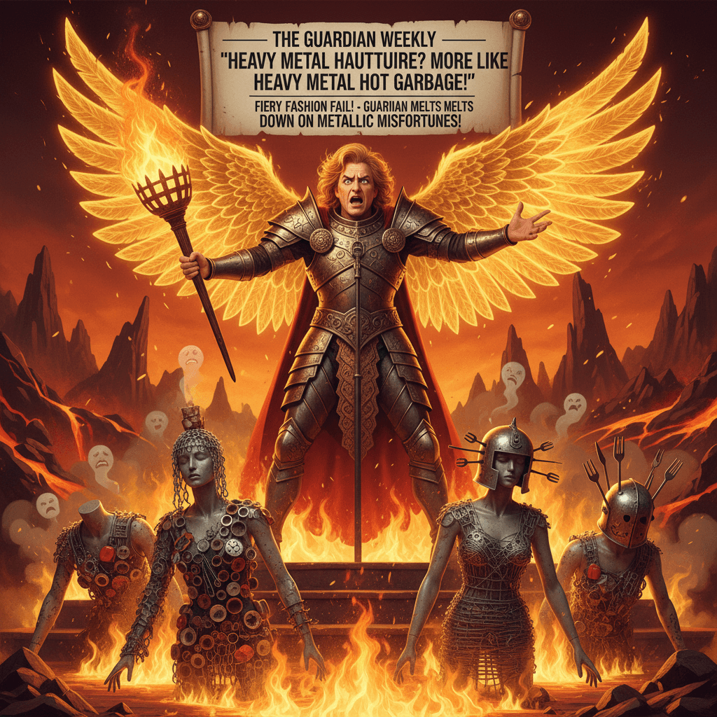 Guardian roasts metal fashion with maximum melodrama