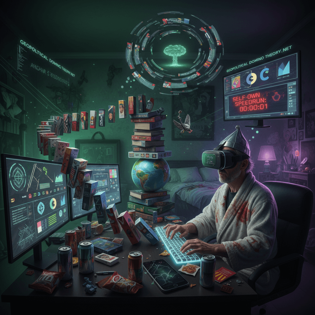 unhinged domino theory but make it 2026