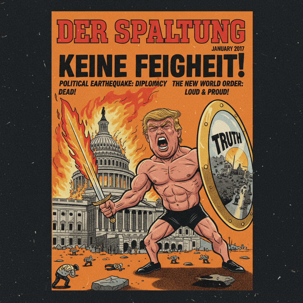 Der Spiegel really said 'subtlety is for cowards'