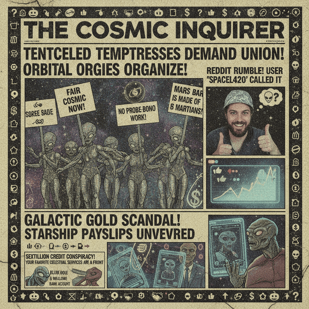 Alien sex workers unionize, redditors vindicated by intergalactic payroll leaks