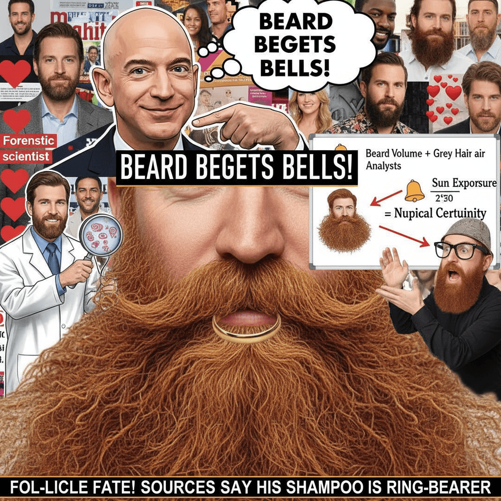 Bezos grew beard = marriage confirmed via follicle forensics