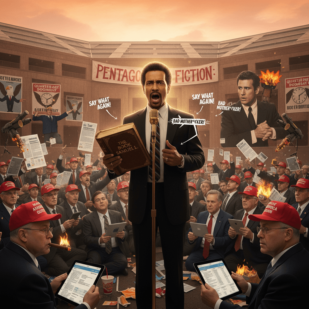 Quoting Pulp Fiction to the Pentagon is peak government energy