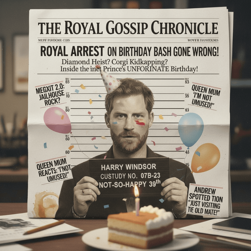 Nothing says happy birthday like arrest photos on the front page