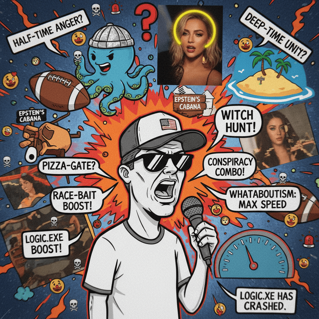 bro really said 'mad about halftime? here's epstein' lmao