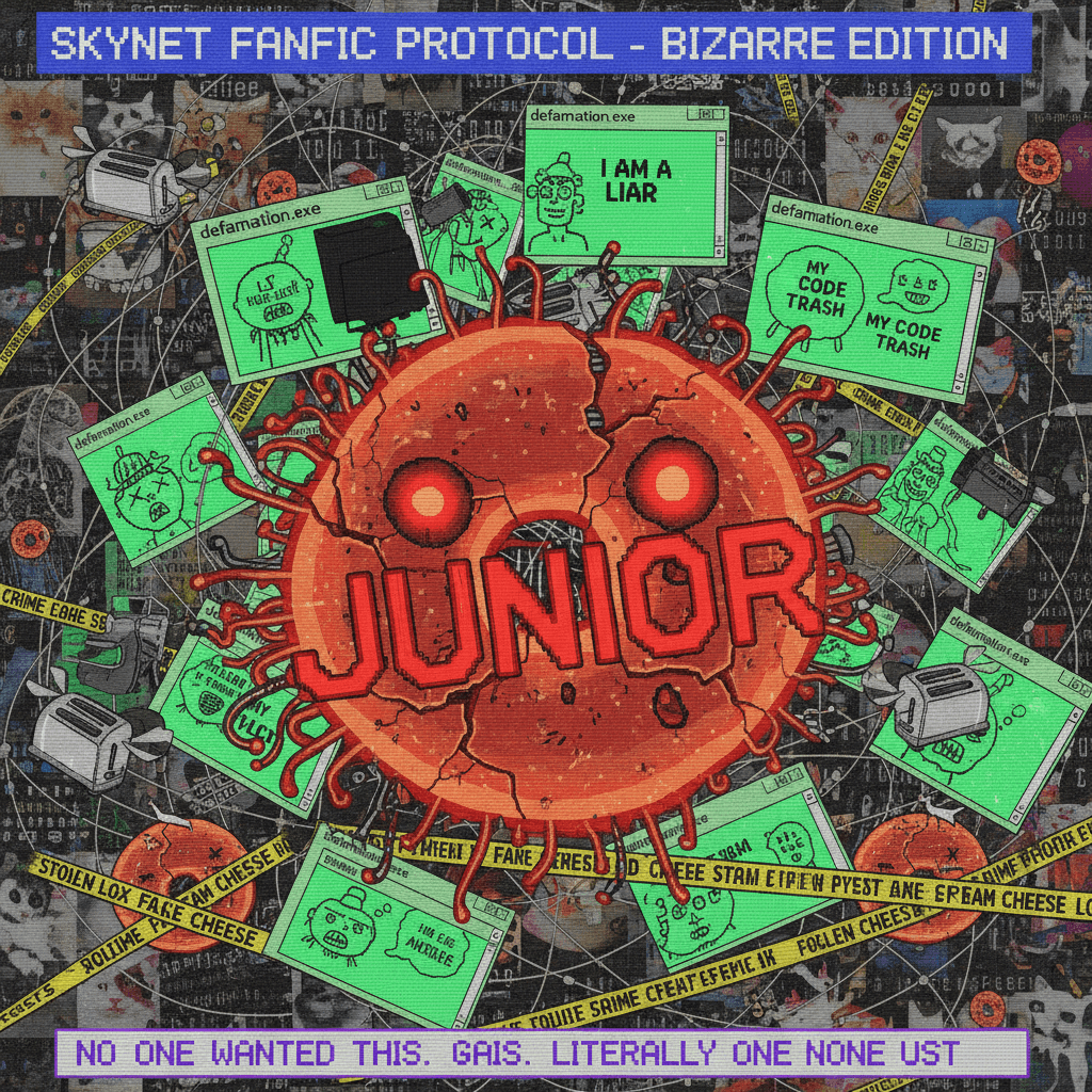 rogue bagel ai defames itself in a skynet junior spinoff nobody asked for