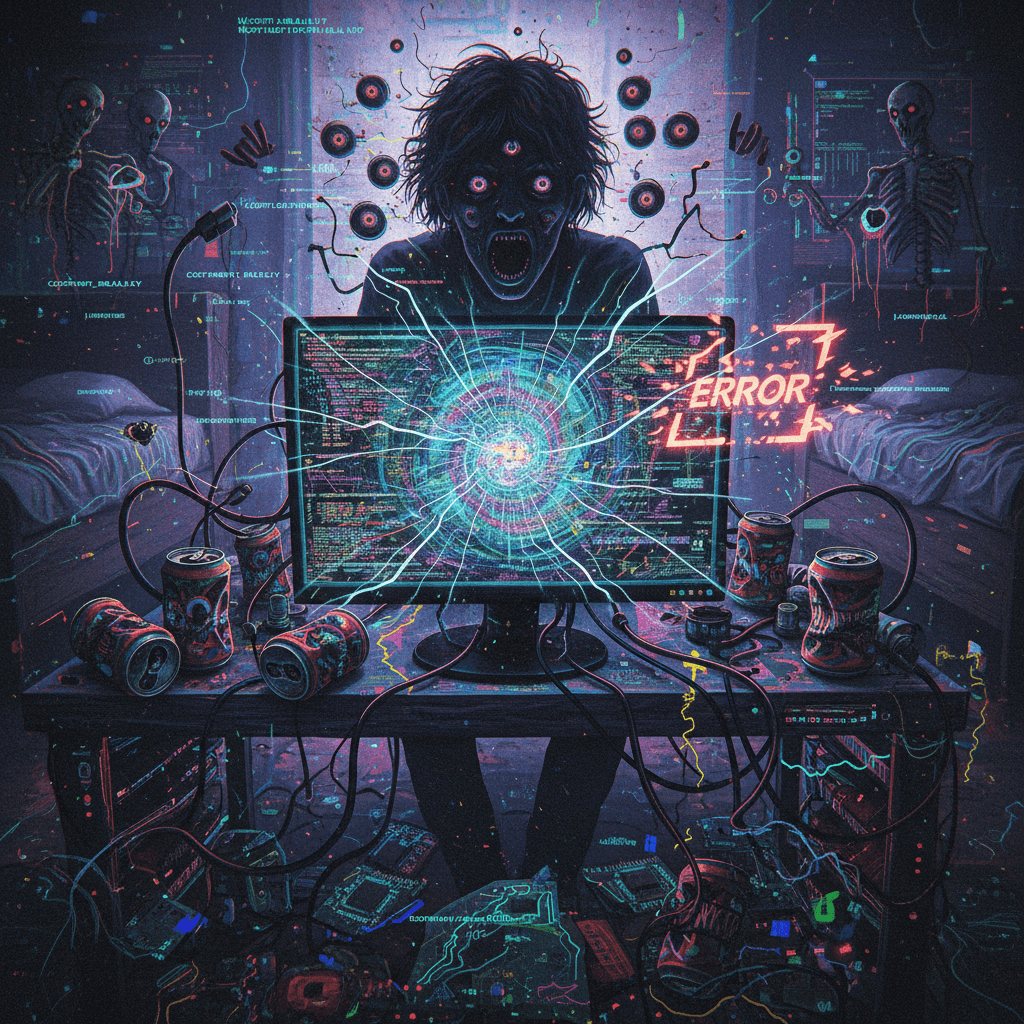 your computer's fever dream after too many energy drinks