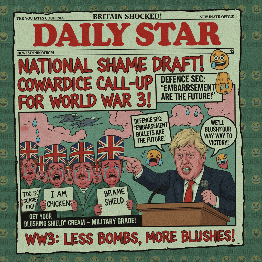 Daily Star discovers WW3 conscription will be replaced with embarrassment