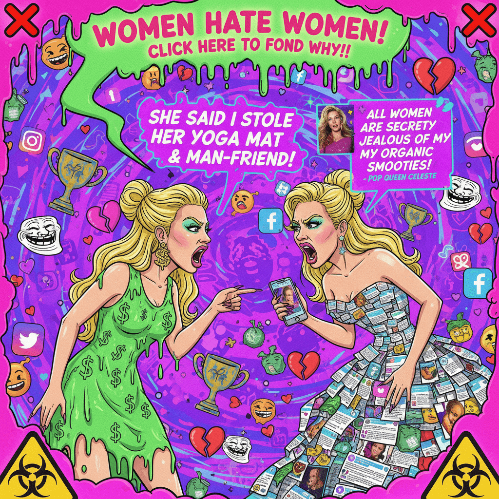 Toxic fake-quote slop designed to pit women against each other