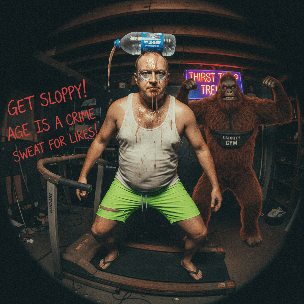 walking challenge but make it uncomfortably thirst-trappy