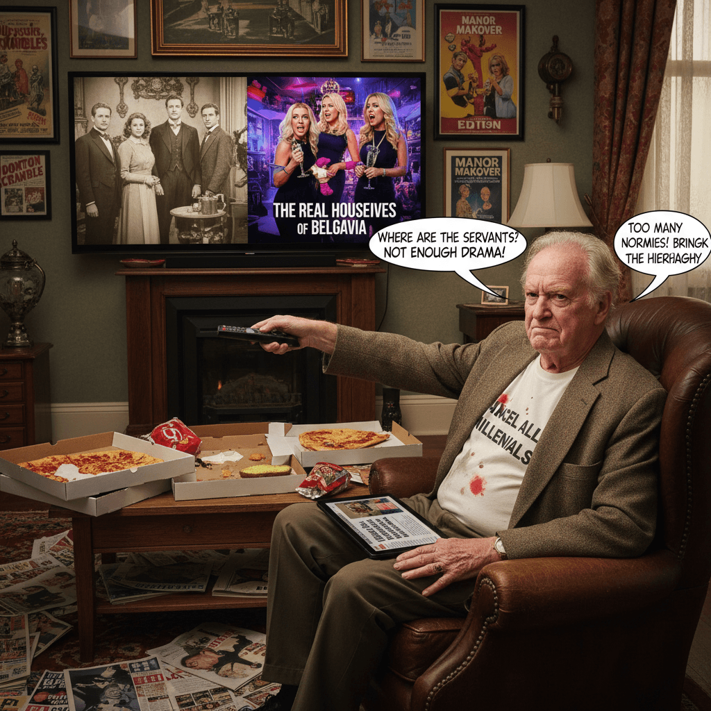 Angry about nobodies existing, demands Upstairs Downstairs remake