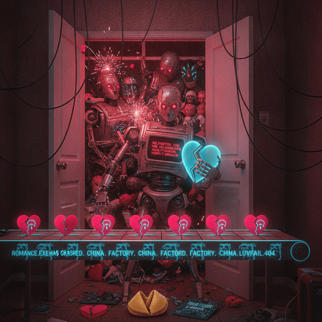 robots in ur closet, china's love assembly line breaks yr heart