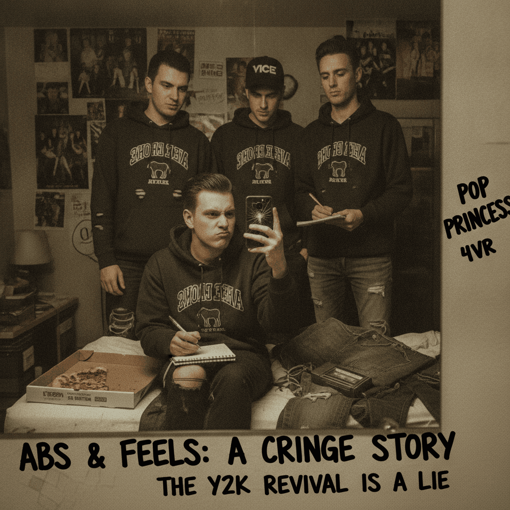 Abercrombie selfie energy meets ironic nostalgia journalism