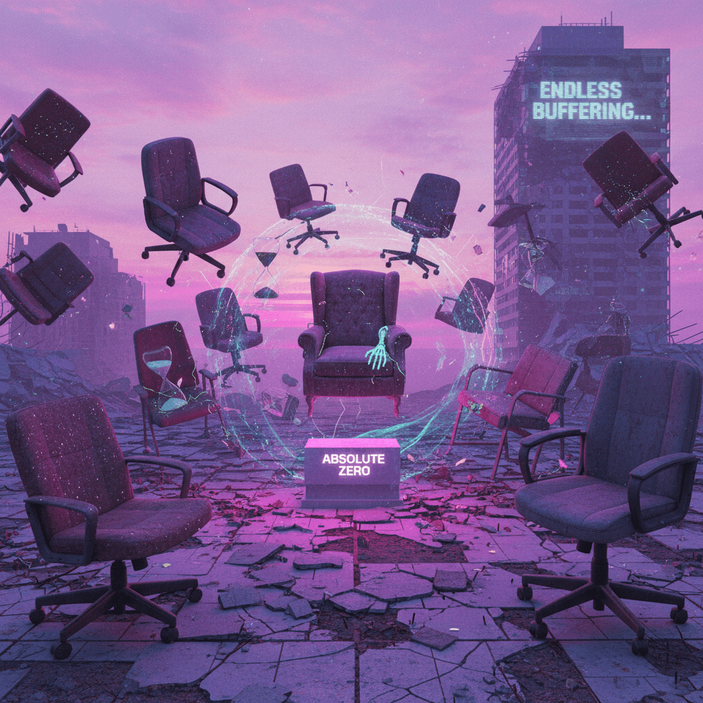 chairs in the void: a meditation on waiting for nothing