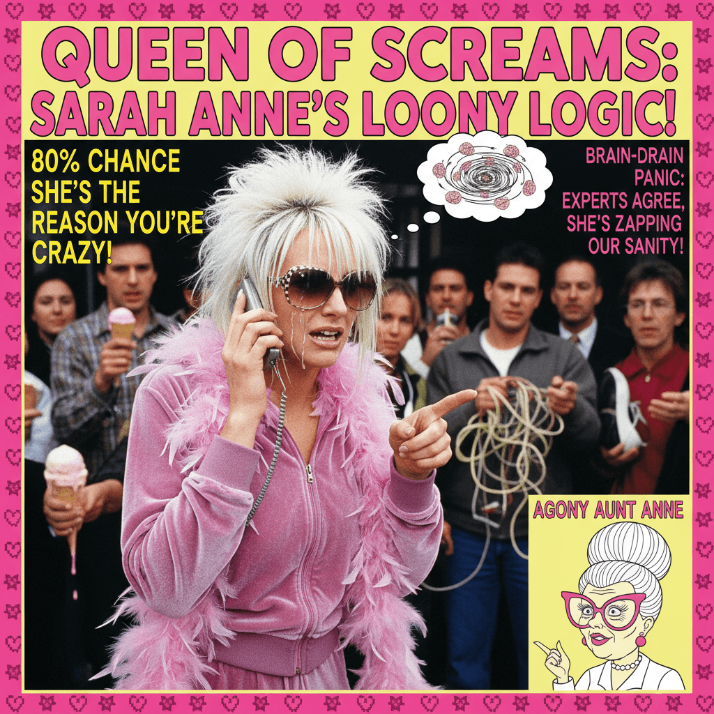 Sarah Anne declares everyone's losing it; 80% sure she's the problem