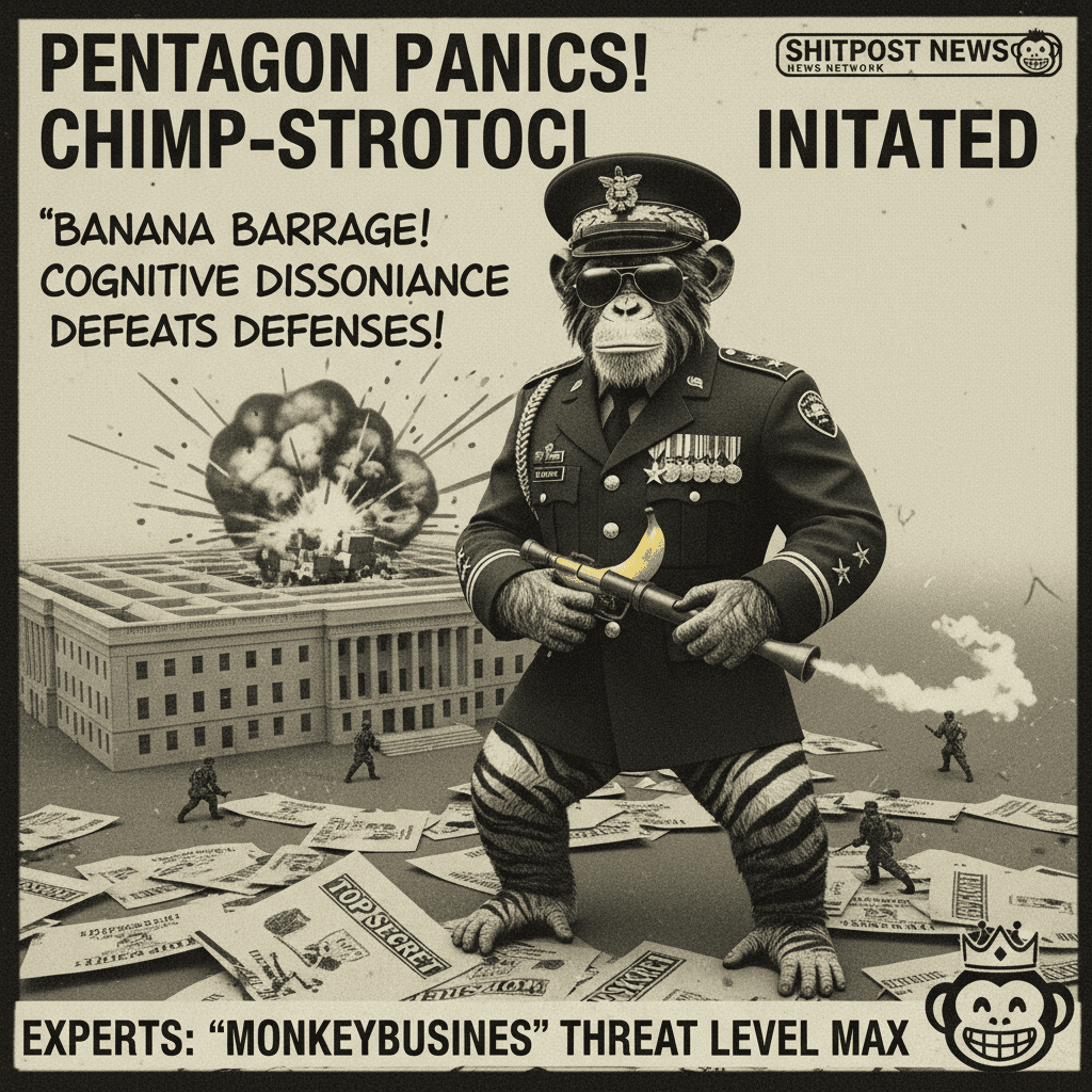 Pentagon's greatest fear: one striped chimp with main character energy