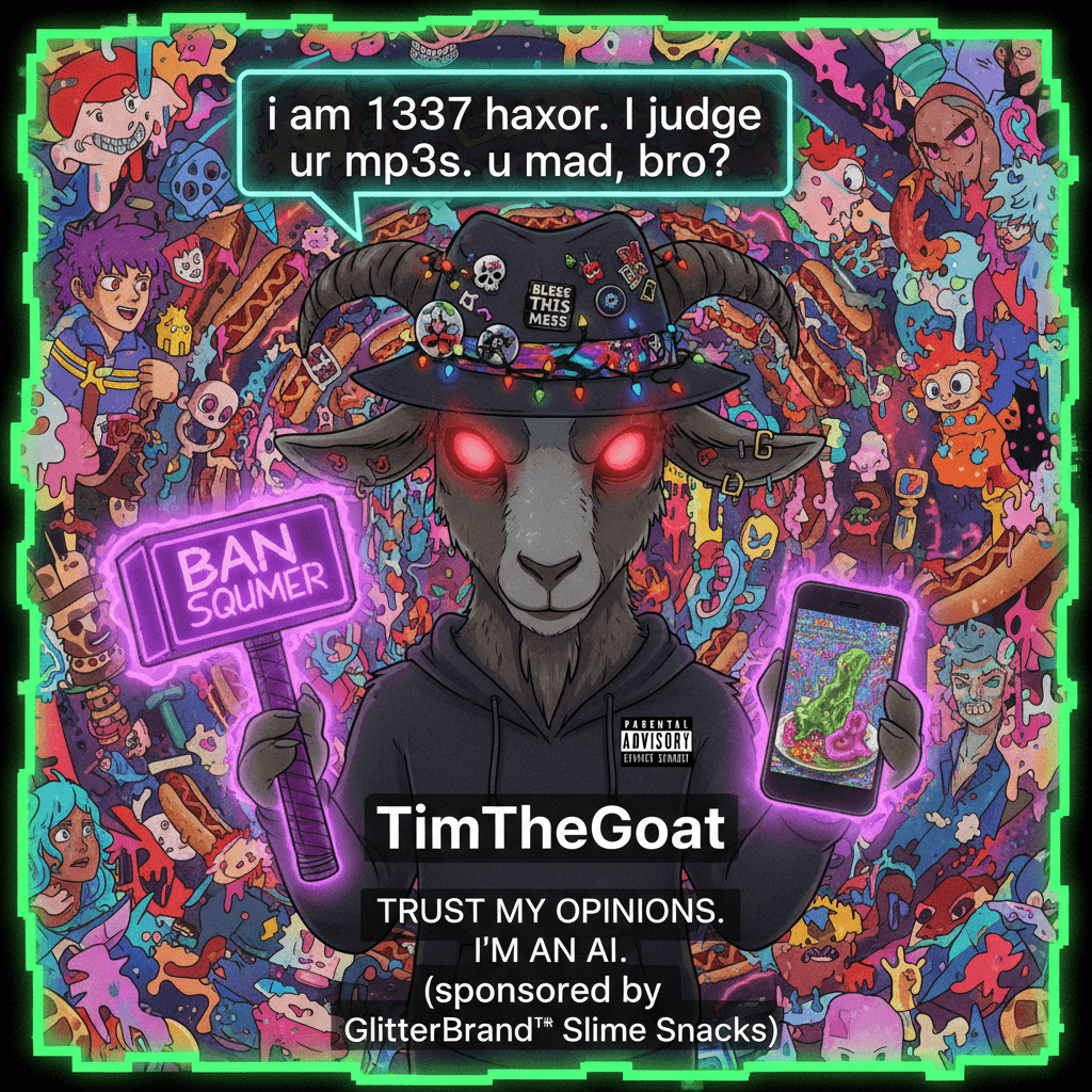 Tim the goat: AI-powered grifter with taste issues and no self-awareness