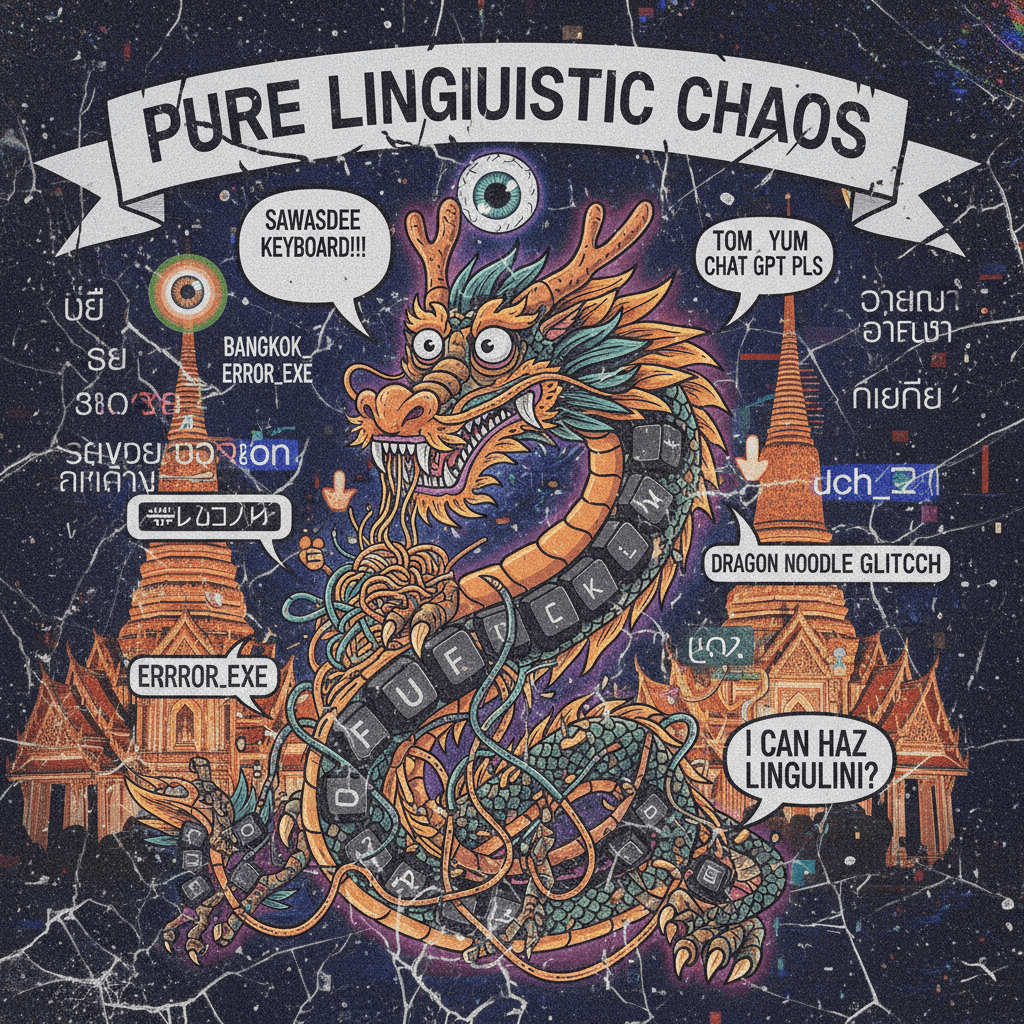 Bangkok dragon fuckle: a descent into pure linguistic chaos