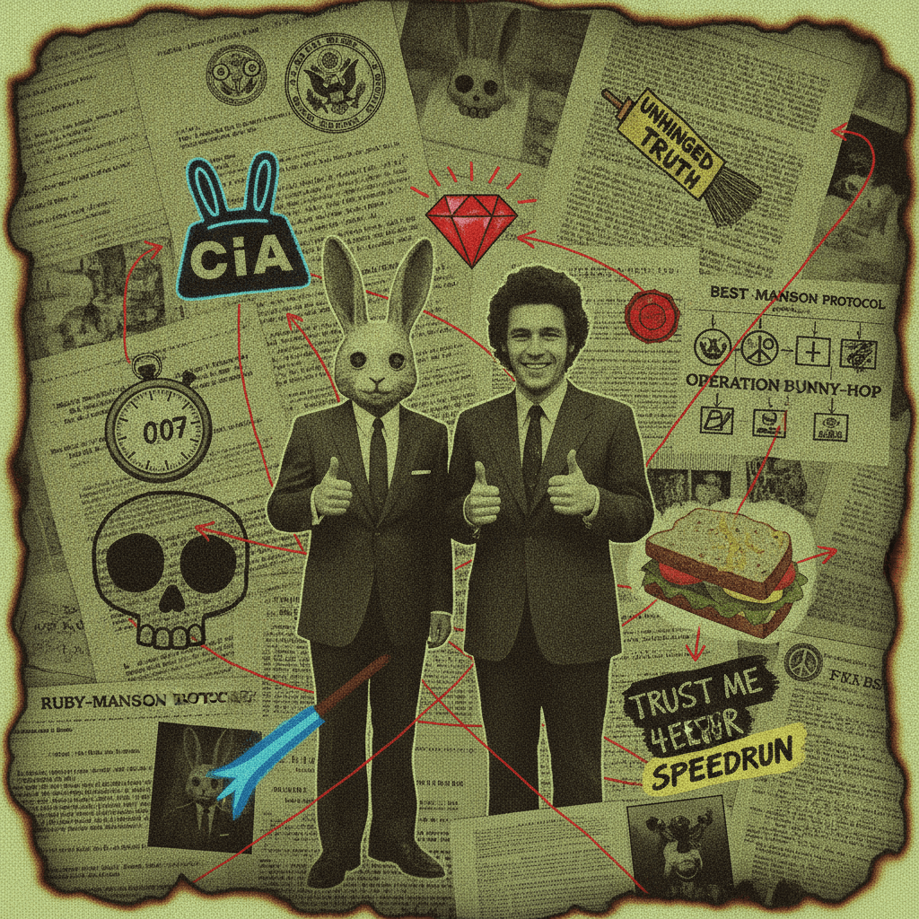 CIA speedrun: Ruby & Manson were besties (trust me bro)
