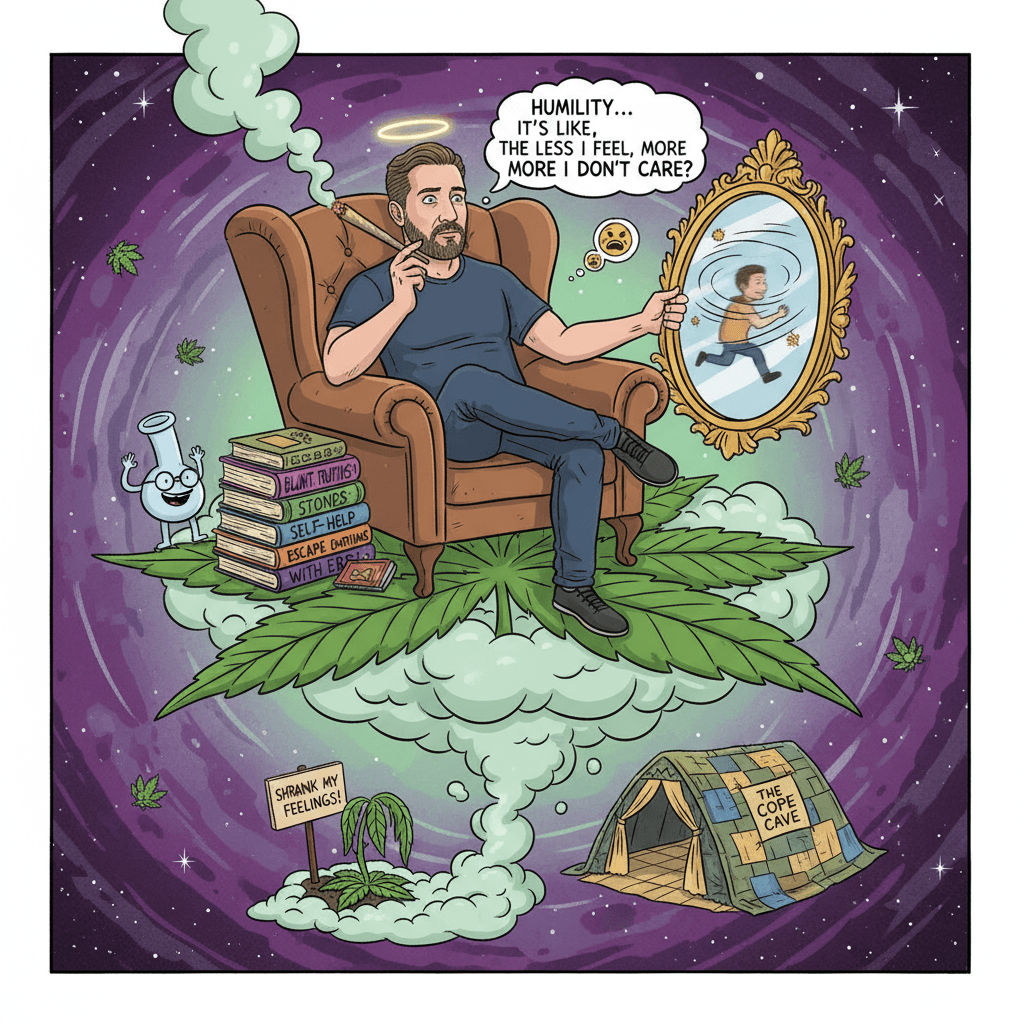 Rogan discovers weed makes you humble, accidentally describes emotional avoidance