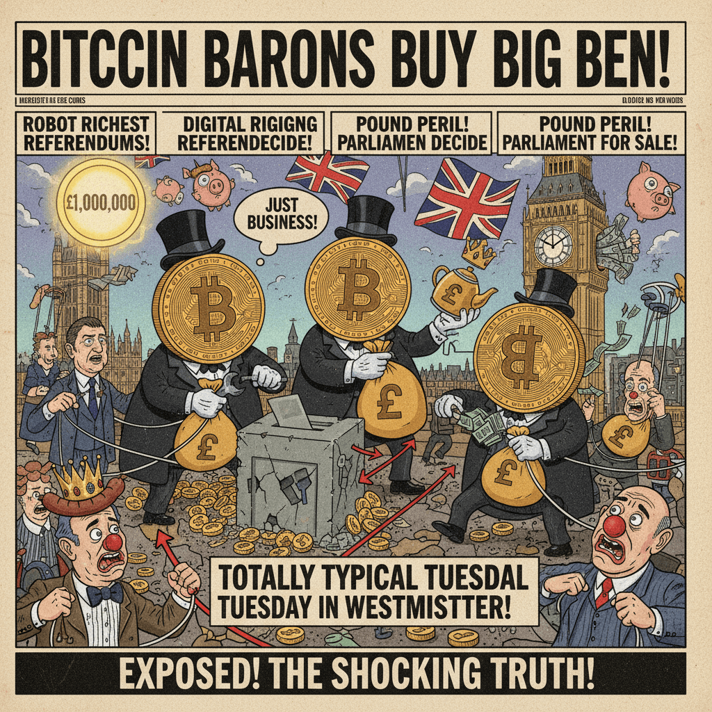 Crypto billionaires fixing elections for £1M each, very normal UK politics