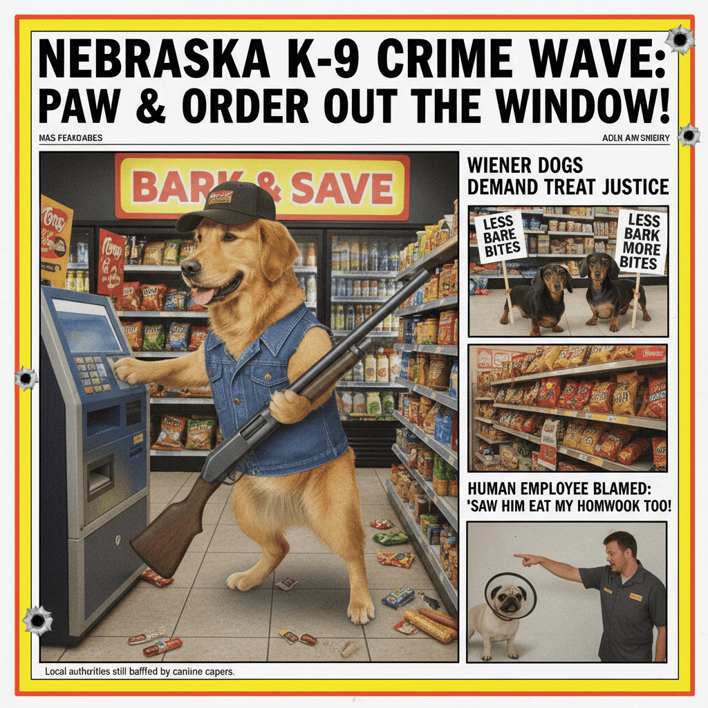 Dog arms self with shotgun, commits convenience store crime