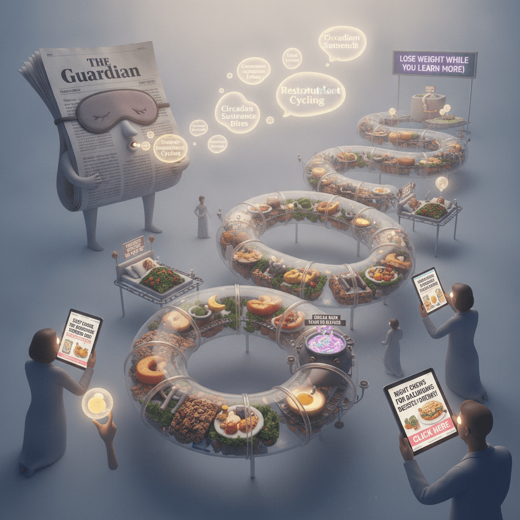 The Guardian discovers sleep and food are correlated, makes it weird