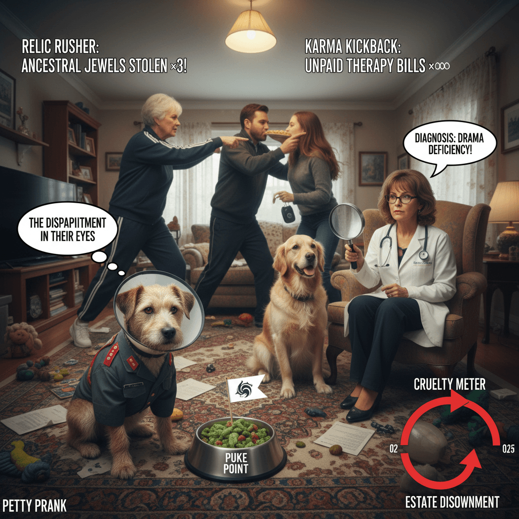 one insult, one puke, infinite family betrayal